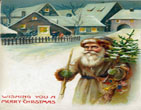 Santa claus vintage 336